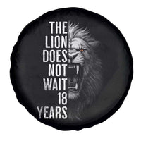Funny The Lion Does Not Wait 18 Years Spare Tire Cover Lion Meme Gen Z Alpha - Wonder Print Shop