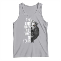 Funny The Lion Does Not Wait 18 Years Tank Top Lion Meme Gen Z Alpha - Wonder Print Shop