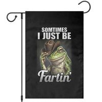 Funny Sometimes I Just Be Fartin Cowboy Frog Garden Flag - Wonder Print Shop