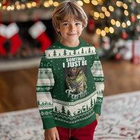 Funny Sometimes I Just Be Fartin Cowboy Frog Ugly Christmas Sweater - Wonder Print Shop