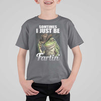 Funny Sometimes I Just Be Fartin Cowboy Frog T Shirt For Kid - Wonder Print Shop