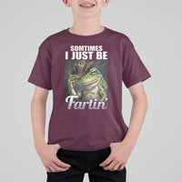 Funny Sometimes I Just Be Fartin Cowboy Frog T Shirt For Kid - Wonder Print Shop
