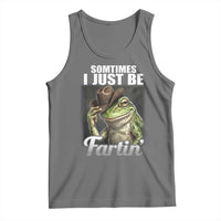 Funny Sometimes I Just Be Fartin Cowboy Frog Tank Top - Wonder Print Shop