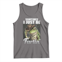 Funny Sometimes I Just Be Fartin Cowboy Frog Tank Top - Wonder Print Shop