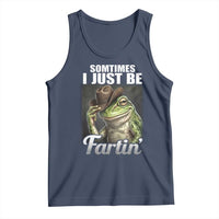Funny Sometimes I Just Be Fartin Cowboy Frog Tank Top - Wonder Print Shop
