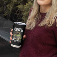 Funny Sometimes I Just Be Fartin Cowboy Frog Tumbler Cup - Wonder Print Shop