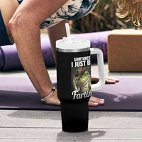 Funny Sometimes I Just Be Fartin Cowboy Frog Tumbler With Handle - Wonder Print Shop