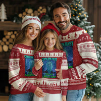 Funny Come On Baby Turn The Lights Off Ugly Christmas Sweater Dance Club Meme - Wonder Print Shop