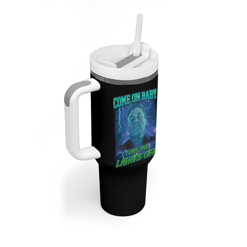 Funny Come On Baby Turn The Lights Off Tumbler With Handle Dance Club Meme - Wonder Print Shop