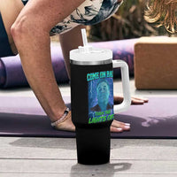 Funny Come On Baby Turn The Lights Off Tumbler With Handle Dance Club Meme - Wonder Print Shop