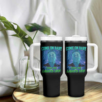 Funny Come On Baby Turn The Lights Off Tumbler With Handle Dance Club Meme - Wonder Print Shop
