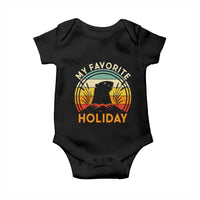 Funny Groundhog Day Baby Onesie My Favorite Holiday Retro Vintage Woodchuck - Wonder Print Shop