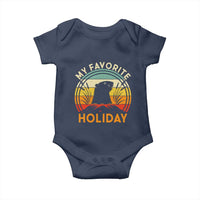 Funny Groundhog Day Baby Onesie My Favorite Holiday Retro Vintage Woodchuck - Wonder Print Shop