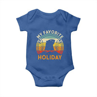 Funny Groundhog Day Baby Onesie My Favorite Holiday Retro Vintage Woodchuck - Wonder Print Shop