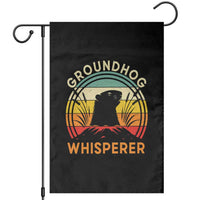 Funny Groundhog Whisperer Garden Flag Retro Vintage Woodchuck Lover - Wonder Print Shop