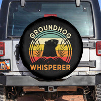 Funny Groundhog Whisperer Spare Tire Cover Retro Vintage Woodchuck Lover - Wonder Print Shop