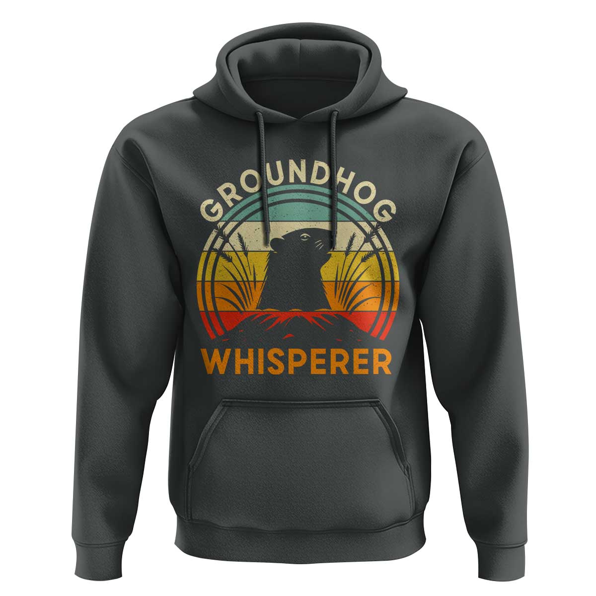 Funny Groundhog Whisperer Hoodie Retro Vintage Woodchuck Lover - Wonder Print Shop