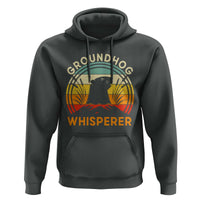 Funny Groundhog Whisperer Hoodie Retro Vintage Woodchuck Lover - Wonder Print Shop