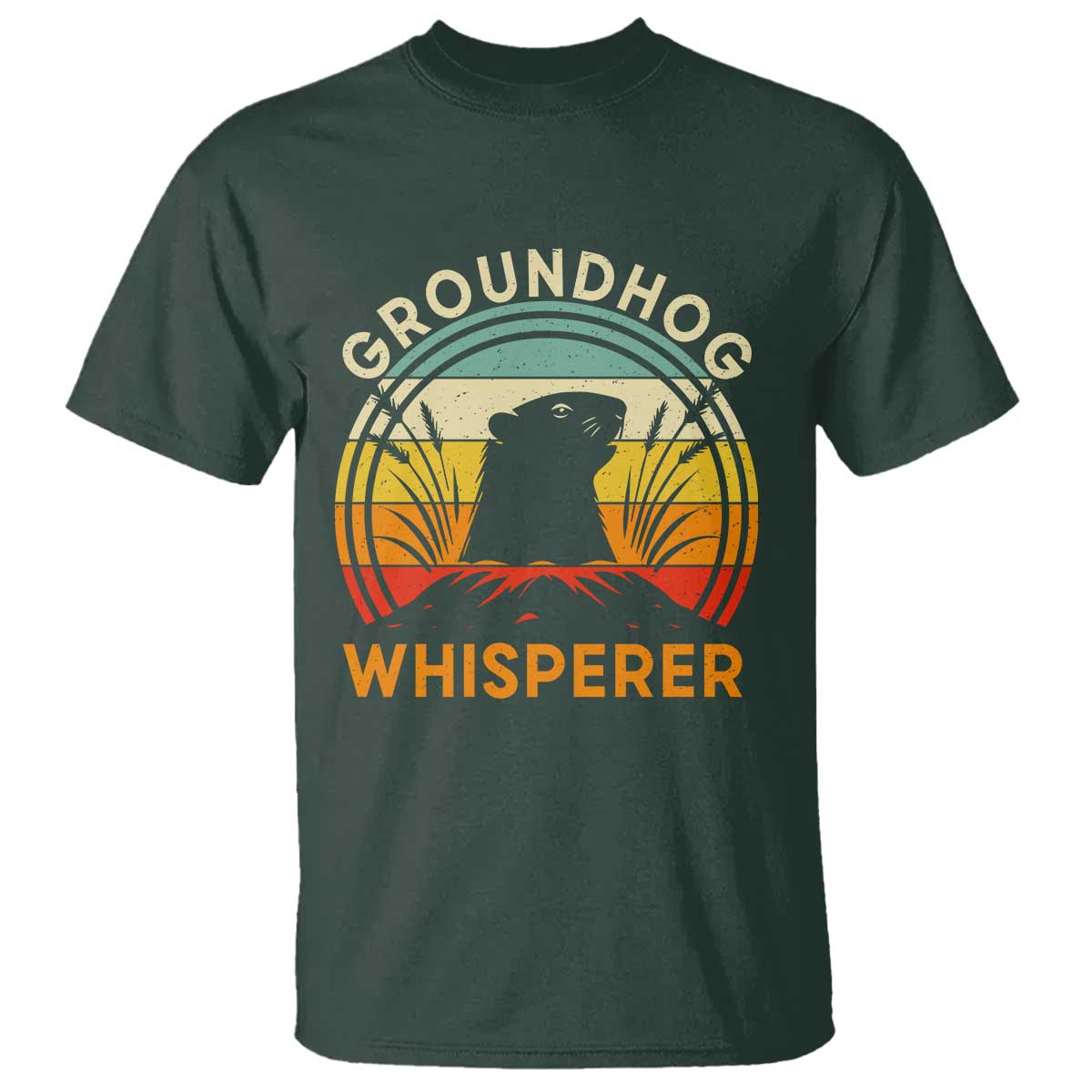 Funny Groundhog Whisperer T Shirt Retro Vintage Woodchuck Lover - Wonder Print Shop