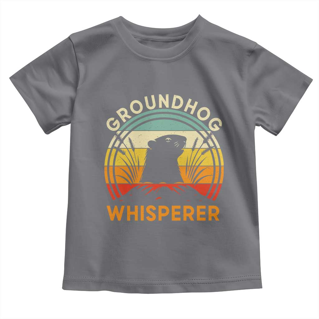 Funny Groundhog Whisperer Toddler T Shirt Retro Vintage Woodchuck Lover - Wonder Print Shop