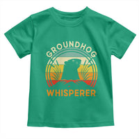 Funny Groundhog Whisperer Toddler T Shirt Retro Vintage Woodchuck Lover - Wonder Print Shop