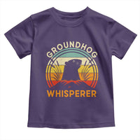 Funny Groundhog Whisperer Toddler T Shirt Retro Vintage Woodchuck Lover - Wonder Print Shop