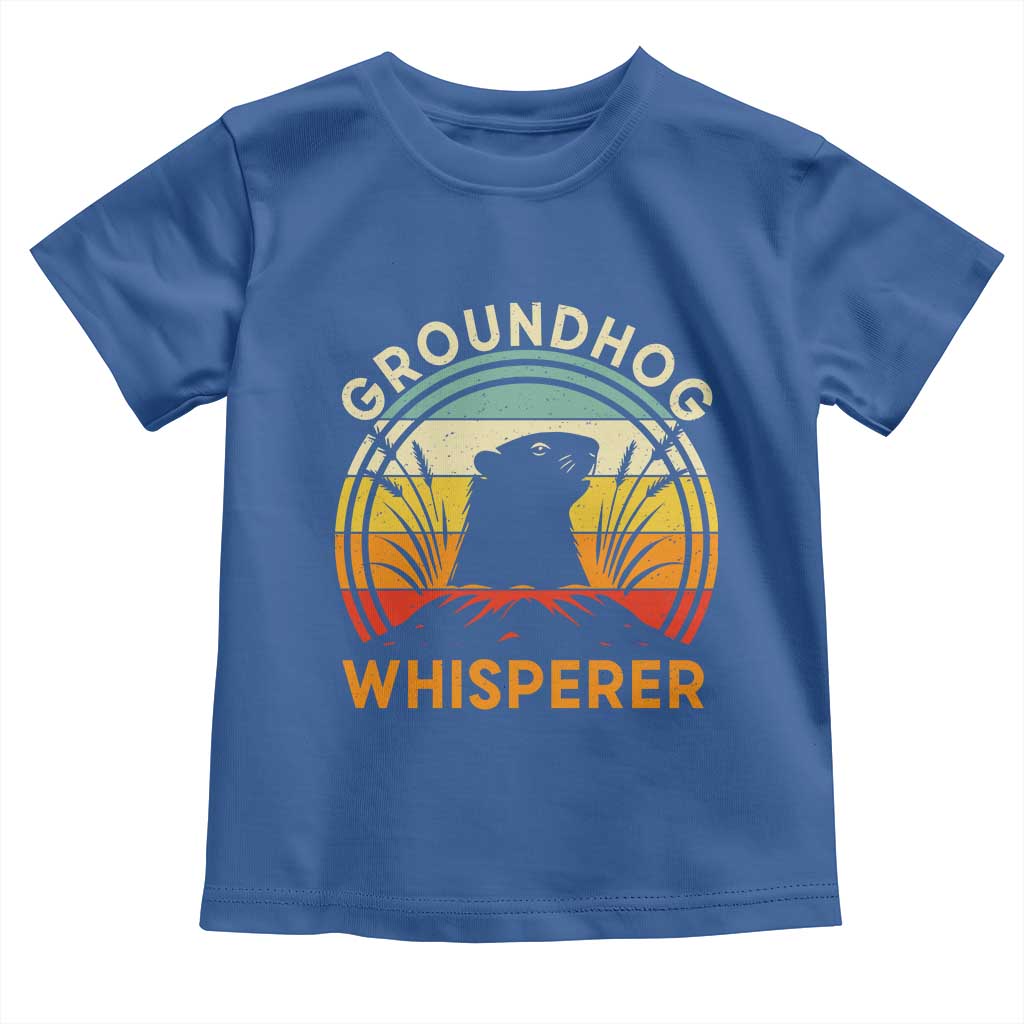 Funny Groundhog Whisperer Toddler T Shirt Retro Vintage Woodchuck Lover - Wonder Print Shop
