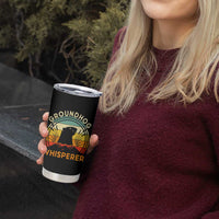 Funny Groundhog Whisperer Tumbler Cup Retro Vintage Woodchuck Lover - Wonder Print Shop