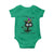 Funny Mardi Gras Cat Baby Onesie It's Fine I'm Fine Everything Is Fine Jester Hat Beads
