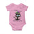 Funny Mardi Gras Cat Baby Onesie It's Fine I'm Fine Everything Is Fine Jester Hat Beads