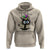 Funny Mardi Gras Cat Hoodie It's Fine I'm Fine Everything Is Fine Jester Hat Beads