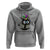 Funny Mardi Gras Cat Hoodie It's Fine I'm Fine Everything Is Fine Jester Hat Beads