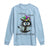 Funny Mardi Gras Cat Long Sleeve Shirt It's Fine I'm Fine Everything Is Fine Jester Hat Beads