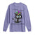 Funny Mardi Gras Cat Long Sleeve Shirt It's Fine I'm Fine Everything Is Fine Jester Hat Beads