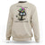 Funny Mardi Gras Cat Sweatshirt It's Fine I'm Fine Everything Is Fine Jester Hat Beads