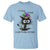 Funny Mardi Gras Cat T Shirt It's Fine I'm Fine Everything Is Fine Jester Hat Beads
