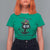 Funny Mardi Gras Cat T Shirt For Women It's Fine I'm Fine Everything Is Fine Jester Hat Beads
