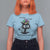 Funny Mardi Gras Cat T Shirt For Women It's Fine I'm Fine Everything Is Fine Jester Hat Beads