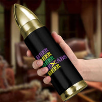 Funny Mardi Gras Drinking Bullet Tumbler Retro Beads Beer Carnival Party - Wonder Print Shop