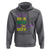 Funny Mardi Gras Drinking Hoodie Retro Beads Beer Carnival Party