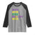 Funny Mardi Gras Drinking Raglan Shirt Retro Beads Beer Carnival Party