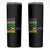 Funny Mardi Gras Drinking Skinny Tumbler Retro Beads Beer Carnival Party - Wonder Print Shop