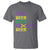 Funny Mardi Gras Drinking T Shirt Retro Beads Beer Carnival Party