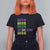 Funny Mardi Gras Drinking T Shirt For Women Retro Beads Beer Carnival Party
