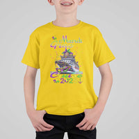 Funny Mardi Gras Cruise 2025 T Shirt For Kid Trip New Orleans Family Matching