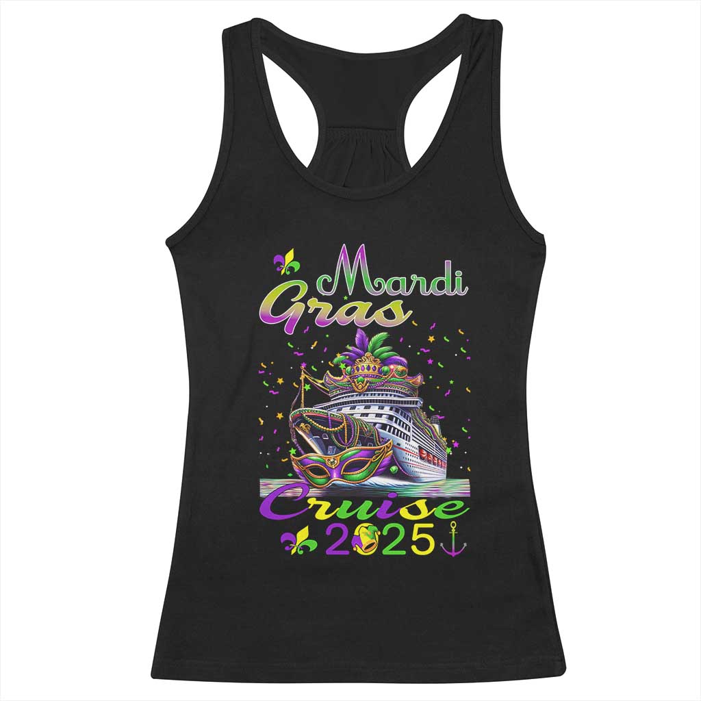 Funny Mardi Gras Cruise 2025 Racerback Tank Top Trip New Orleans Family Matching