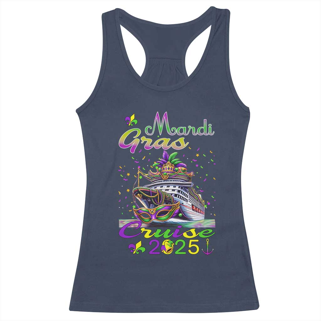 Funny Mardi Gras Cruise 2025 Racerback Tank Top Trip New Orleans Family Matching