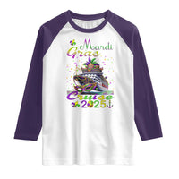 Funny Mardi Gras Cruise 2025 Raglan Shirt Trip New Orleans Family Matching