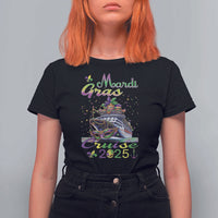 Funny Mardi Gras Cruise 2025 T Shirt For Women Trip New Orleans Family Matching