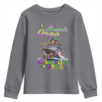 Funny Mardi Gras Cruise 2025 Youth Sweatshirt Trip New Orleans Family Matching